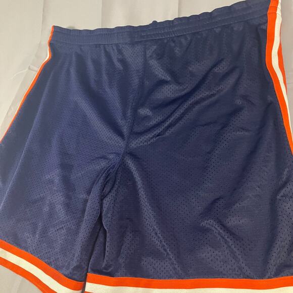 Illinois Fighting Illini Pro Player Men’s XXL NCAA Basketball Shorts Navy Orange - Picture 14 of 15